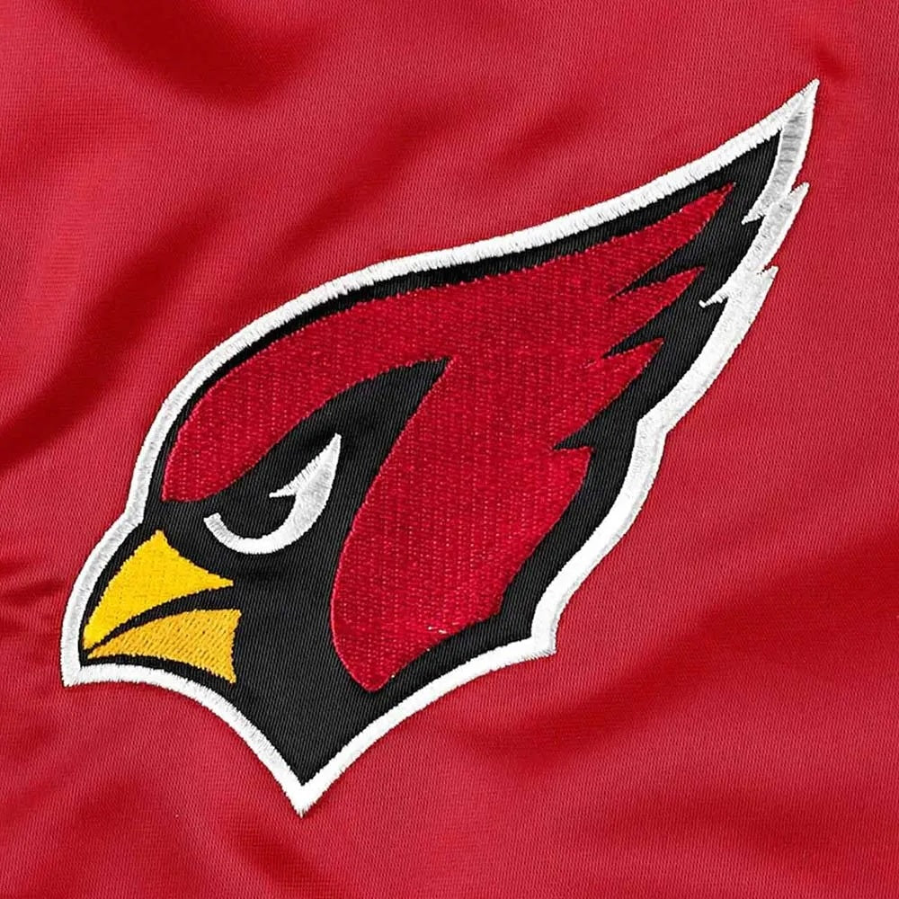 Pick and Roll Arizona Cardinals Satin Jacket - back view