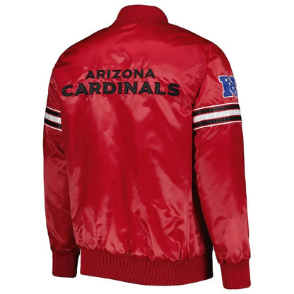 Pick and Roll Arizona Cardinals Satin Jacket - side view