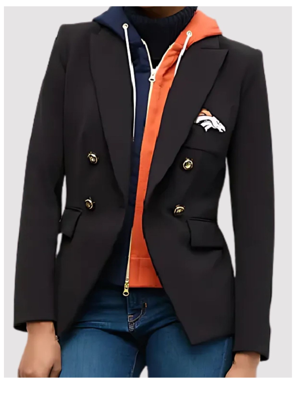 Veronica Beard x NFL Dickey Denver Broncos Jacket - back view