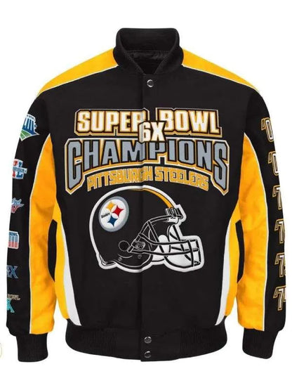 Pittsburgh Steelers 6X Super Bowl Jacket