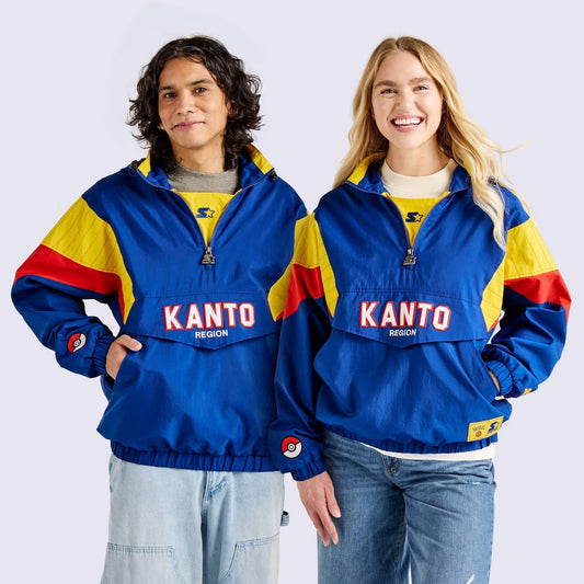 Pok��mon Starter Kanto Pullover Jacket Blue WorthVee