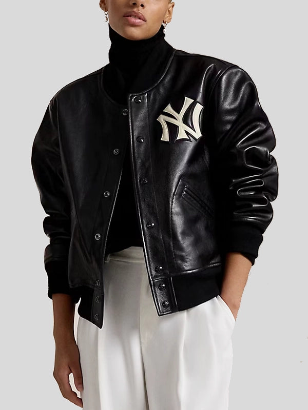 Polo Ralph Lauren Yankees Leather Jacket