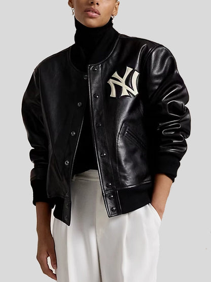 Polo Ralph Lauren Yankees Leather Jacket