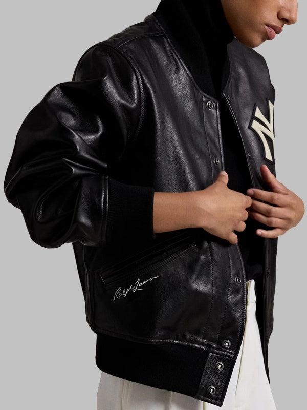 Polo Ralph Lauren Yankees Leather Jacket