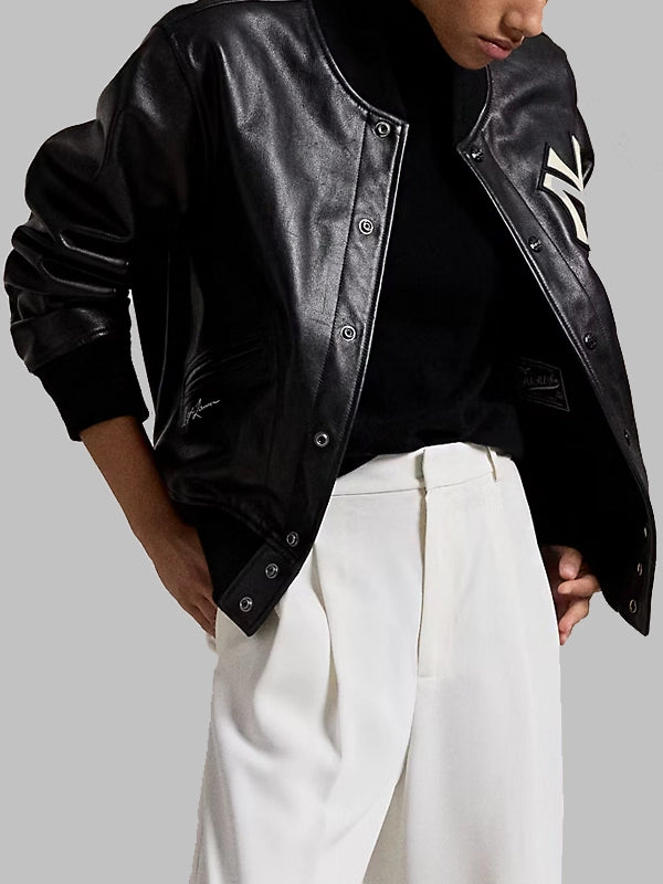 Polo Ralph Lauren Yankees Leather Jacket