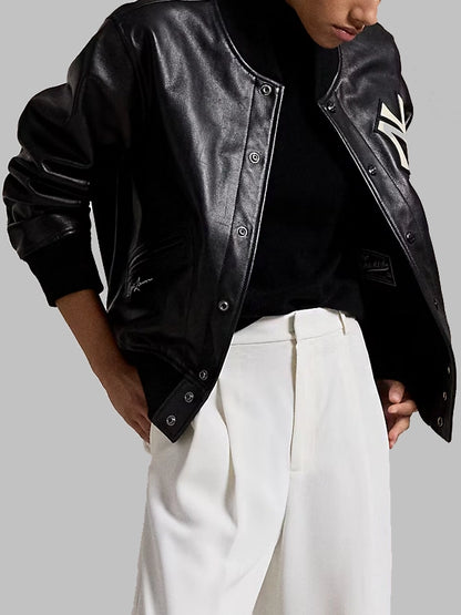 Polo Ralph Lauren Yankees Leather Jacket