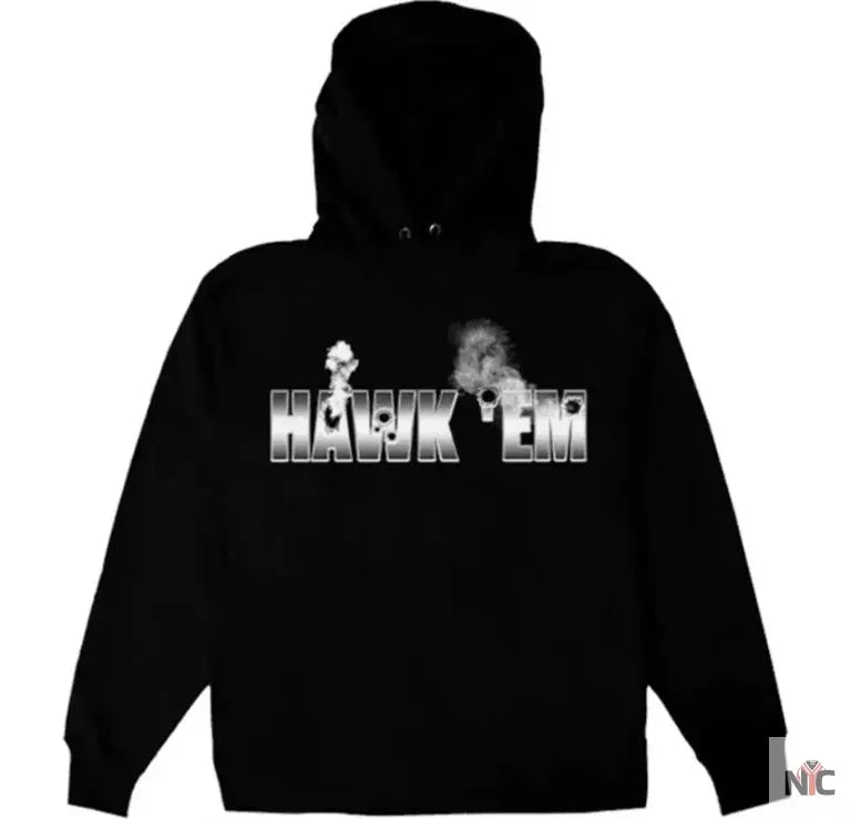 Pop Smoke x Vlone Hawk Em’ Hoodie Clanton Jacket
