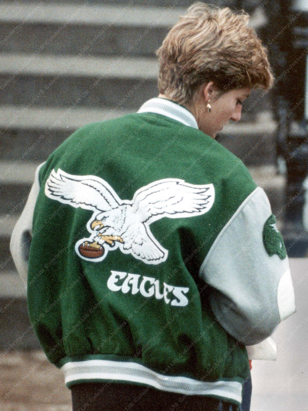 Princess Diana Philadelphia Eagles Jacket - side view