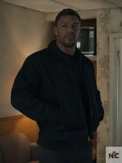 Reacher S02 Jack Reacher Black Jacket Clanton Jacket