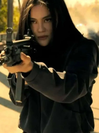 Reacher S04 Lila Hoth Black Jacket