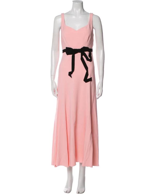 Real Housewives UGT 2026 Heather Dubrow Pink Belted Dress - view 2