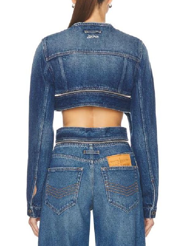 Real Housewives of OC Jennifer Pedranti Cropped Denim Jacket - view 2