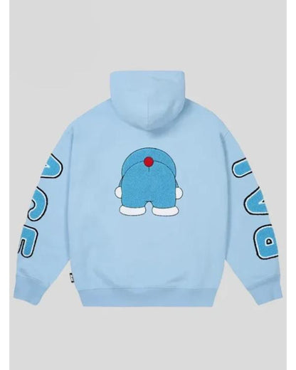 Palace x Doraemon Fleece Hoodie Shopotiny