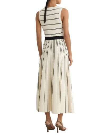 Reasonable Doubt S04 Meagan Good Stripe Knit Midi Dress - view 3