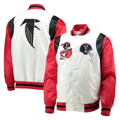 Retro The All-American Atlanta Falcons Satin Jacket - side view