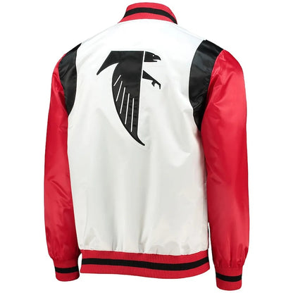 Retro The All-American Atlanta Falcons Satin Jacket - back view