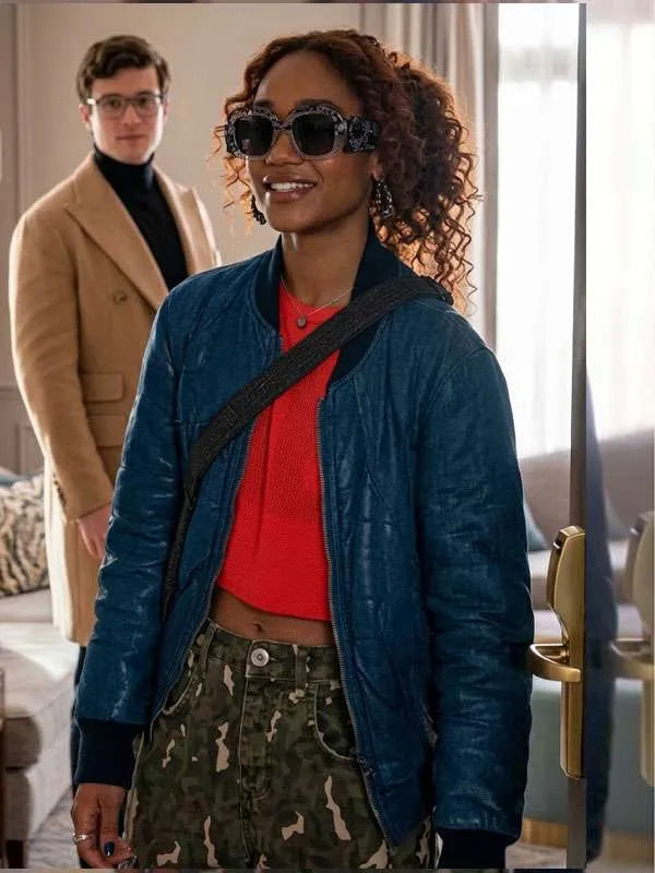 Ride or Die S01 Savannah Steyn Bomber Leather Jacket
