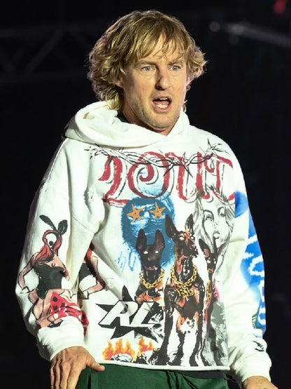 Rolling Loud The Movie 2026 Owen Wilson Mixed Media Hoodie - view 2