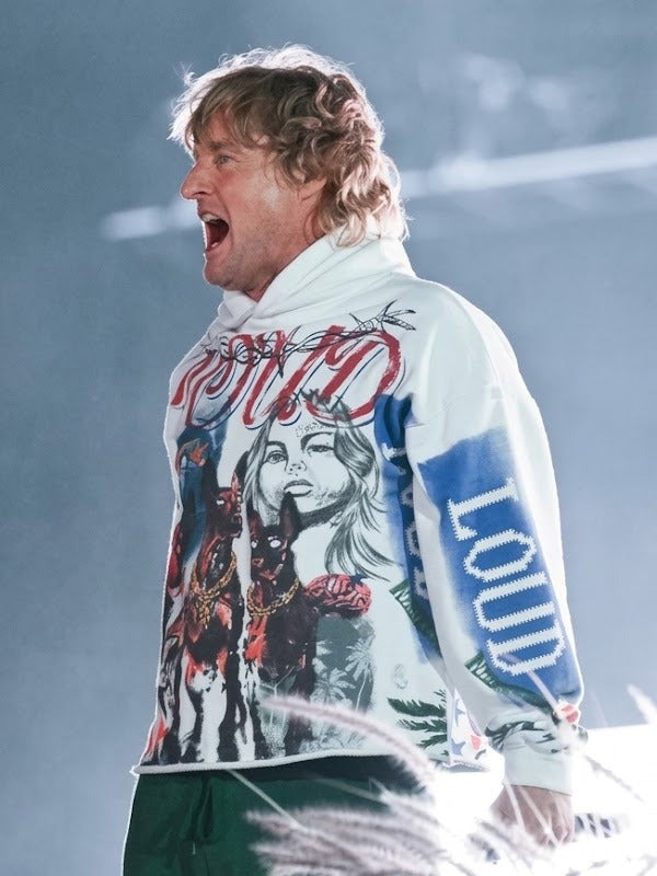 Rolling Loud The Movie 2026 Owen Wilson Mixed Media Hoodie - view 7