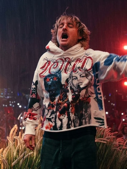 Rolling Loud The Movie 2026 Owen Wilson Mixed Media Hoodie - view 3