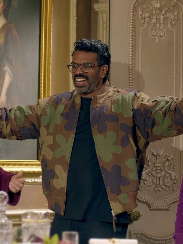 Romesh Ranganathan The Celebrity Traitors S2 Floral Camo Jacket