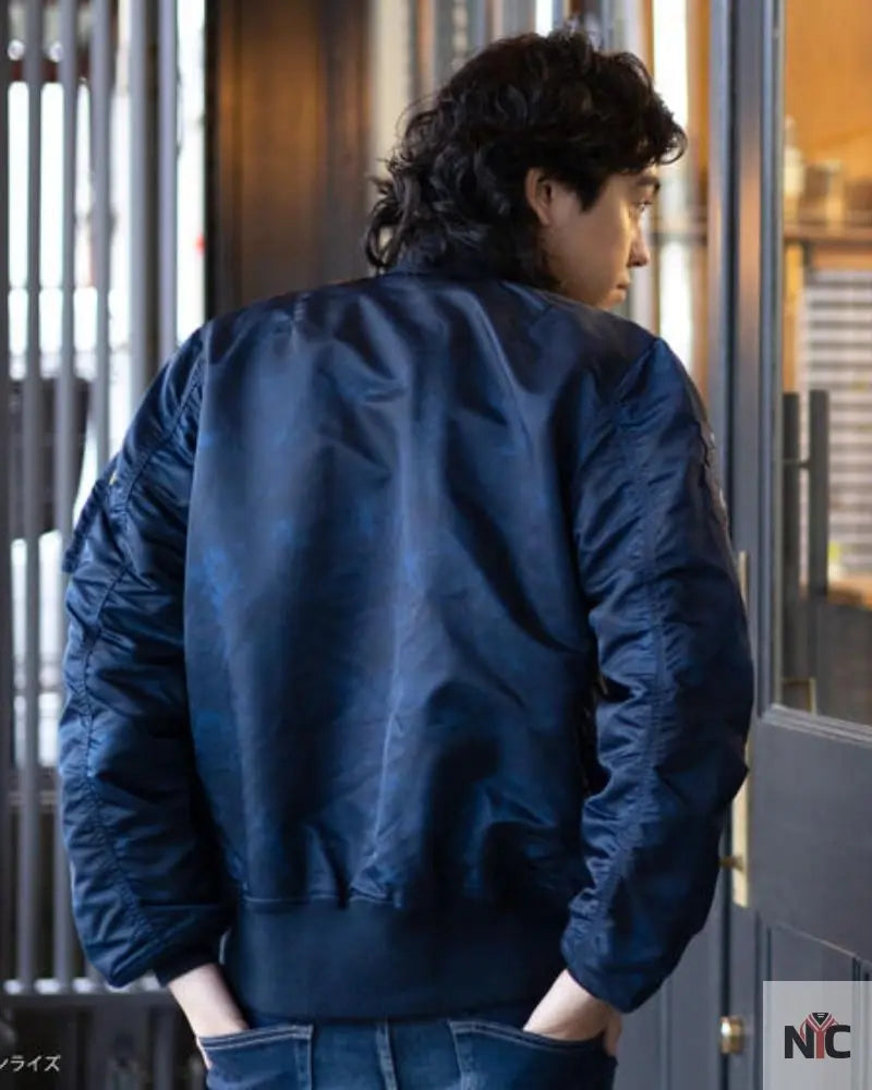STRICT-G x ALPHA E.F.S.F. Camo Light MA-1 Jacket Clanton Jacket