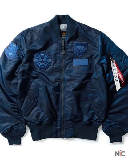 STRICT-G x ALPHA E.F.S.F. Camo Light MA-1 Jacket Clanton Jacket
