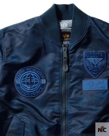 STRICT-G x ALPHA E.F.S.F. Camo Light MA-1 Jacket Clanton Jacket