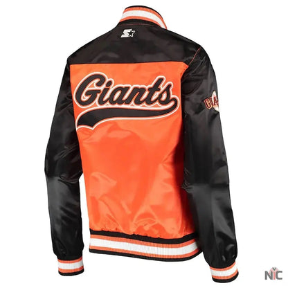 San Francisco Giants The Legend Satin Jacket Clanton Jacket