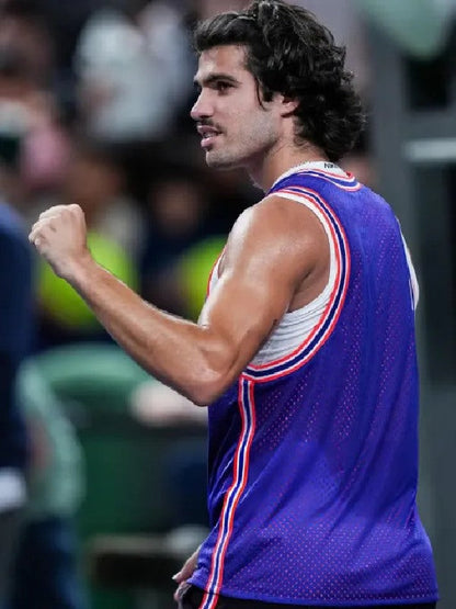 Shanghai Masters 2026 Carlos Alcaraz Blue Tank Top - view 2