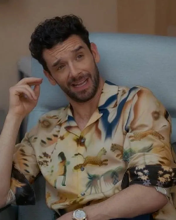 Shrinking Michael Urie Printed Shirt