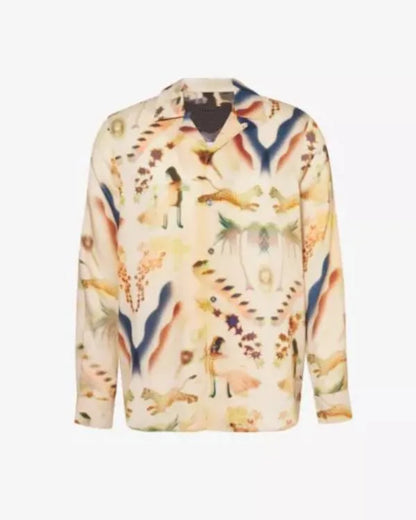 Shrinking Michael Urie Printed Shirt