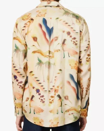 Shrinking Michael Urie Printed Shirt
