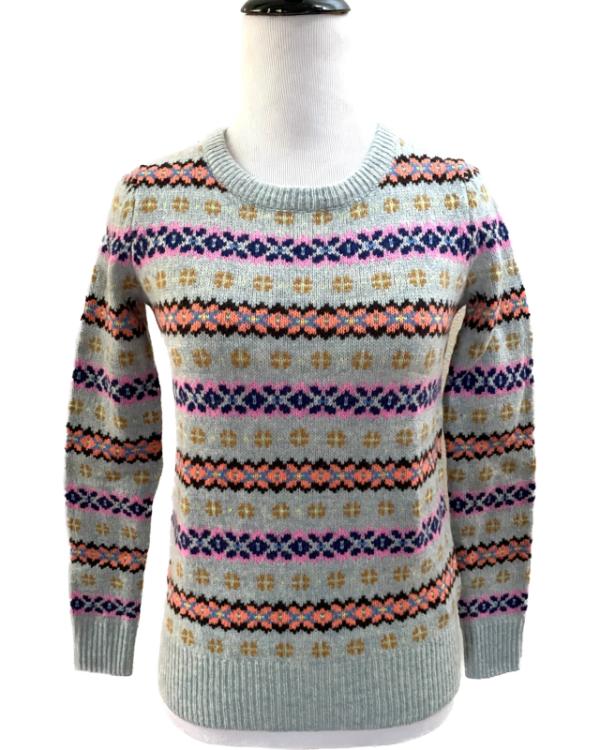 A Merry Little Ex-Mas 2025 Emily Hall Grey Fair Isle Sweater