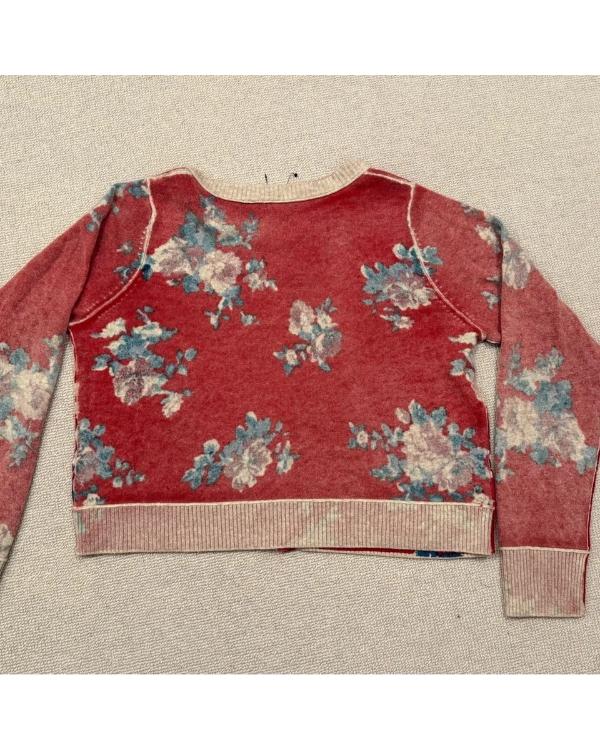 A Merry Little Ex-Mas 2025 Emily Hall Red Floral Cardigan