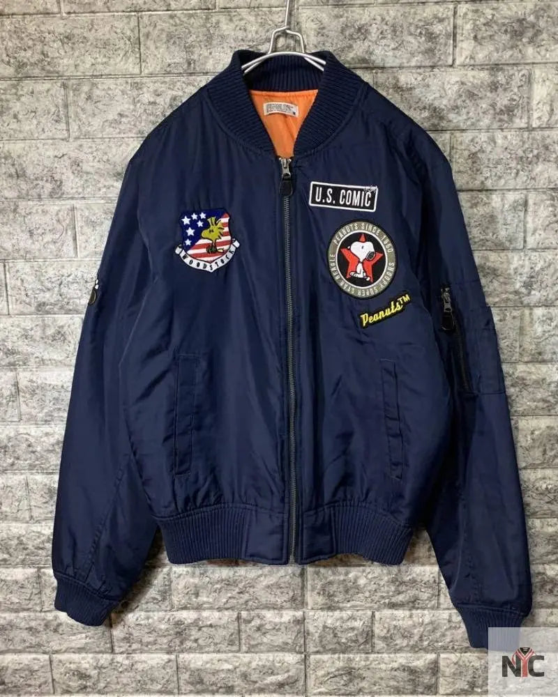 Snoopy Patch Yoshida Yu MA1 Flight Peanuts Jacket Clanton Jacket
