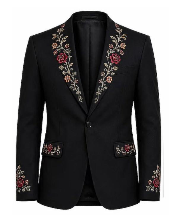 Day of The Dead Halloween Sugar Skull Tuxedo Suit - view 3