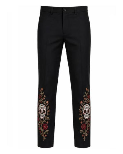 Day of The Dead Halloween Sugar Skull Tuxedo Suit - view 8