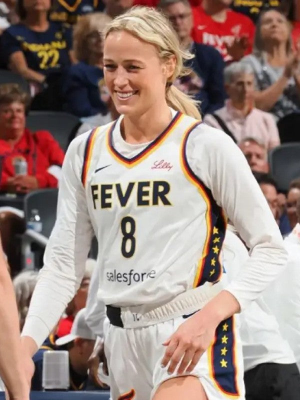Sophie Cunningham Indiana Fever White Jersey