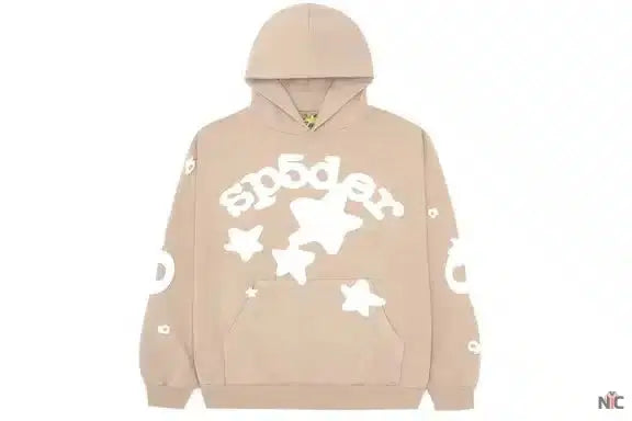 Sp5der Beluga Light Brown Hoodie Clanton Jacket