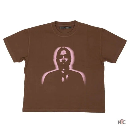 Sp5der Thug T-shirt Brown Angel Clanton Jacket