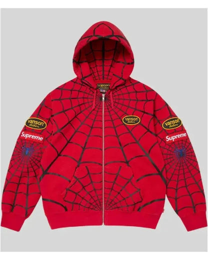 Spiderman Zip Up Hoodie