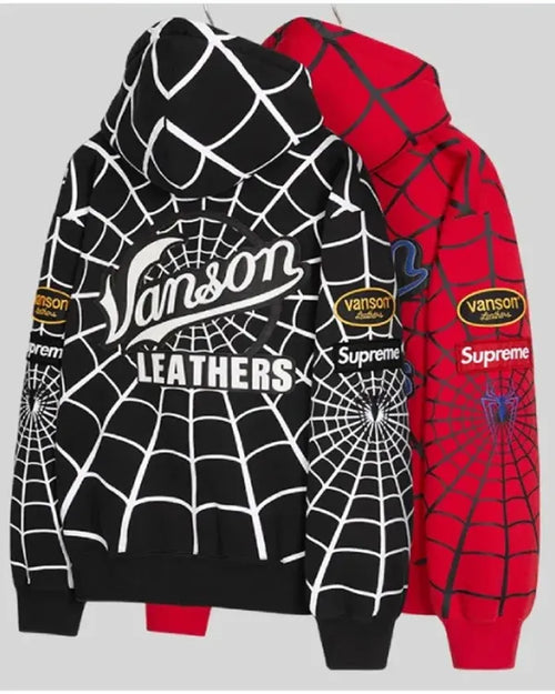 Spiderman Zip Up Hoodie