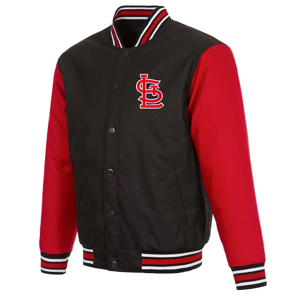 St. Louis Cardinals Poly-Twill Jacket - side view