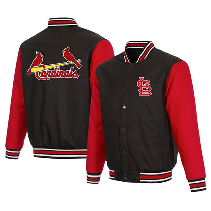 St. Louis Cardinals Poly-Twill Jacket - detail view