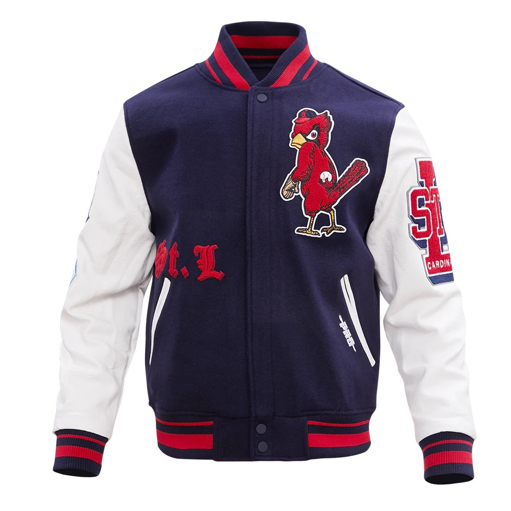 St. Louis Cardinals Old English Varsity Jacket