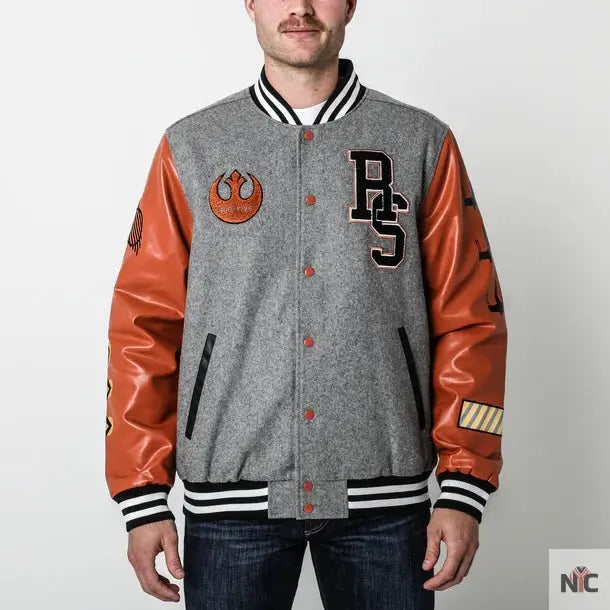 Star Wars Rogue Squadron Varsity Jacket Clanton Jacket