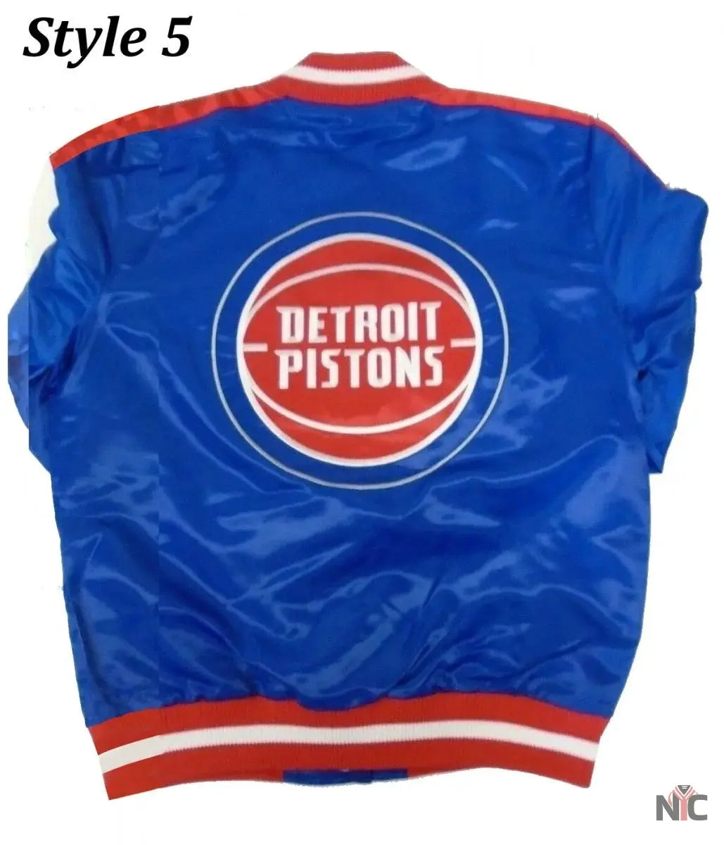 Starter 90’s NBA Detroit Pistons Blue Jacket. Clanton Jacket