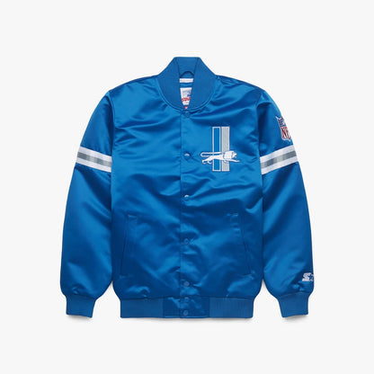 Starter Detroit Lions Heavyweight Satin Jacket - detail view