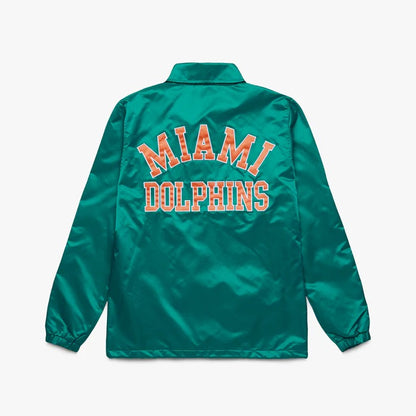 Starter Dolphins Coach Jacket - back view